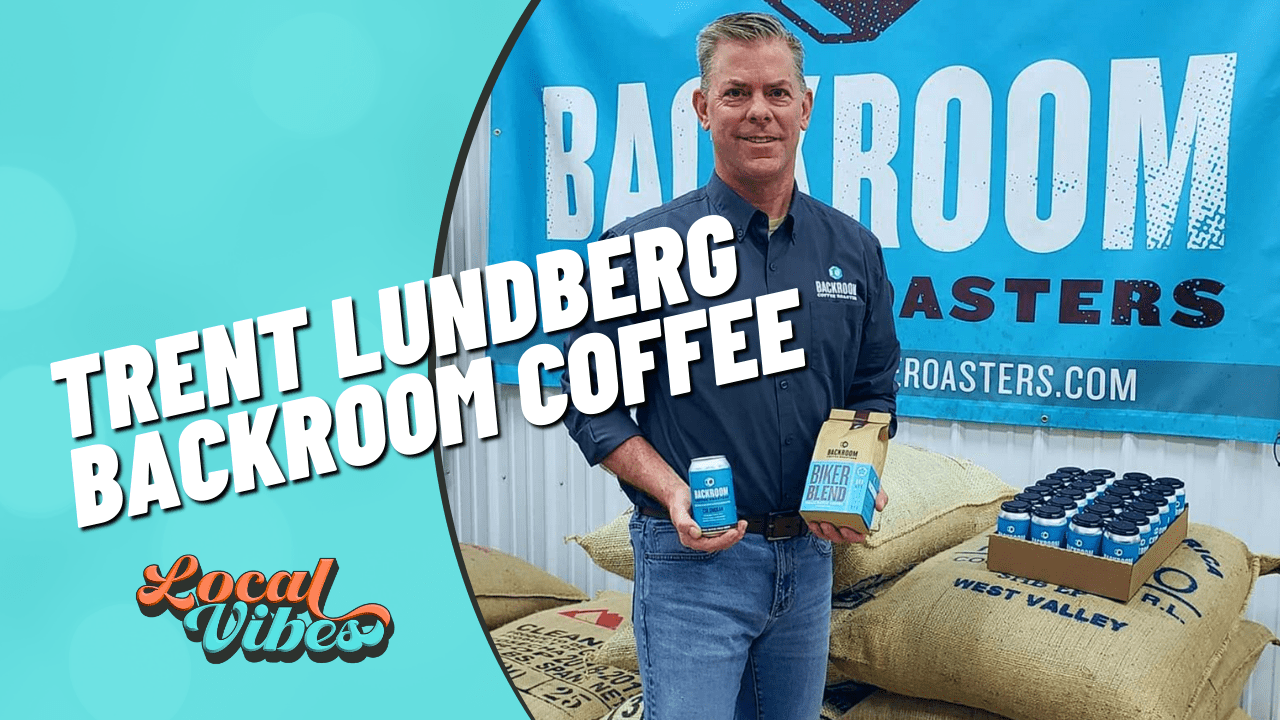 Trent Lundberg of Backroom Coffee on Local Vibes poscast