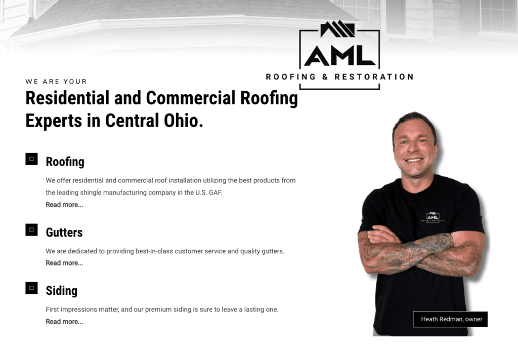 AML Roofing Heath Redman